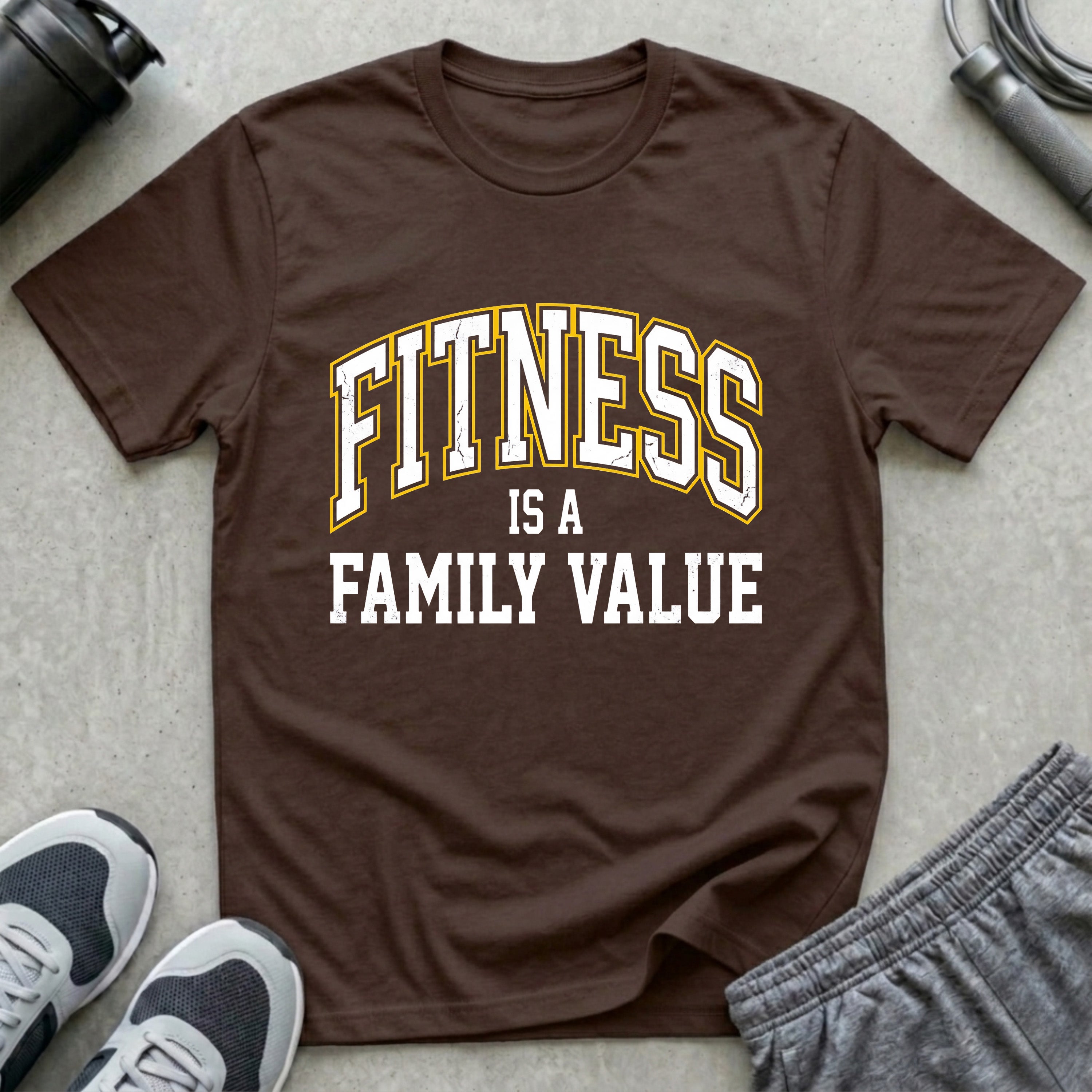 Fitness is a Family Value T-Shirt