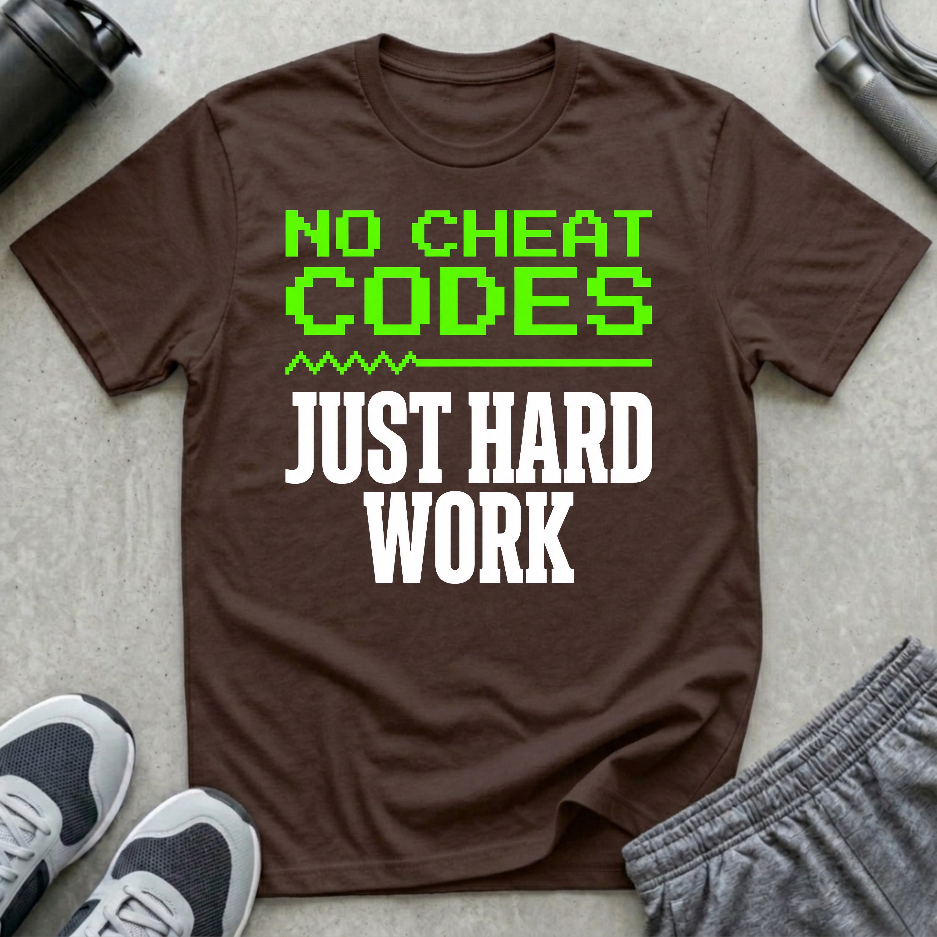 No Cheat Codes Just Hard Work T-Shirt