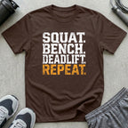 Squat. Bench. Deadlift. Repeat. T-Shirt