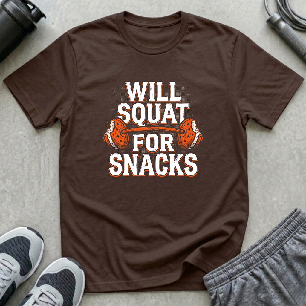 Will Squat for Snacks T-Shirt