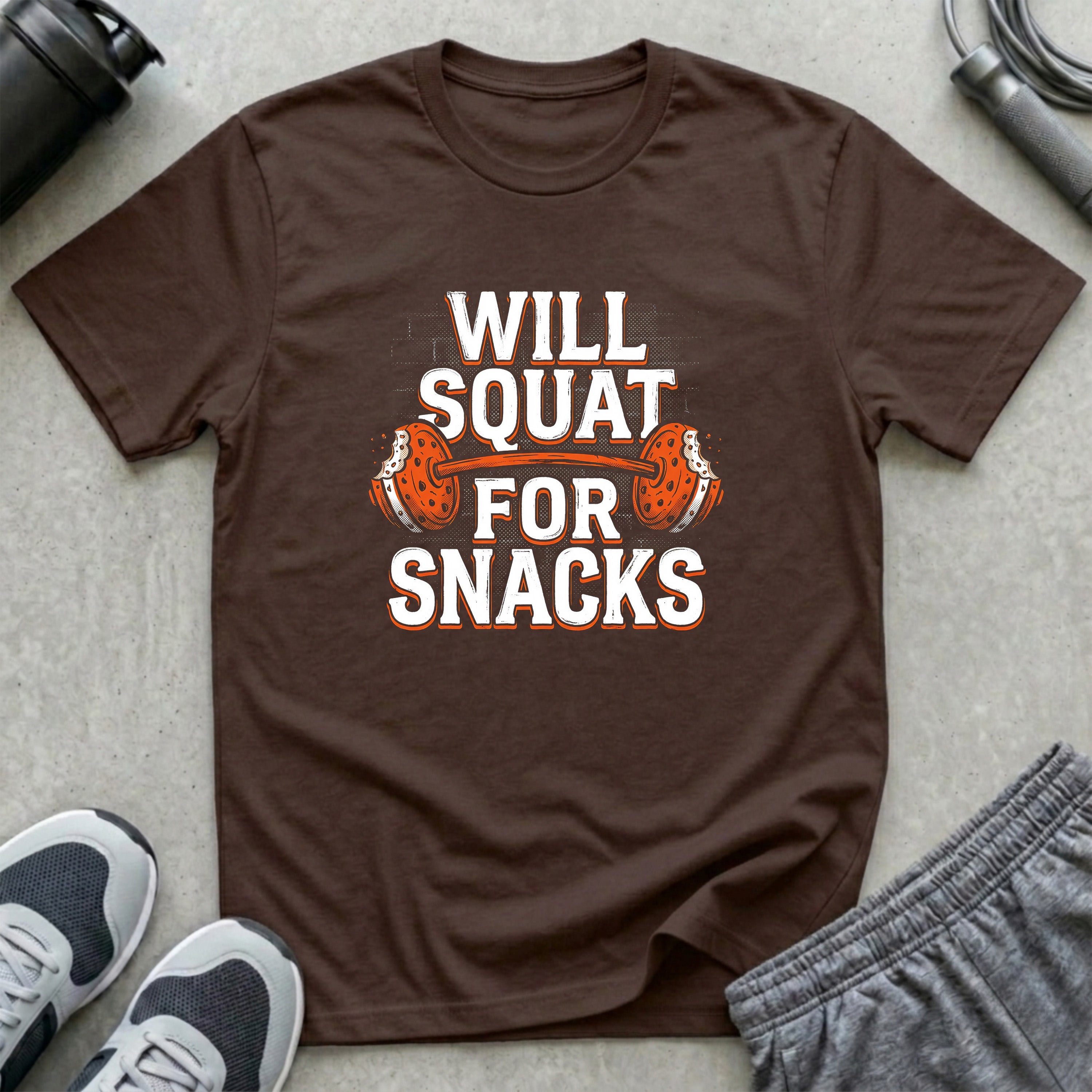 Will Squat for Snacks T-Shirt