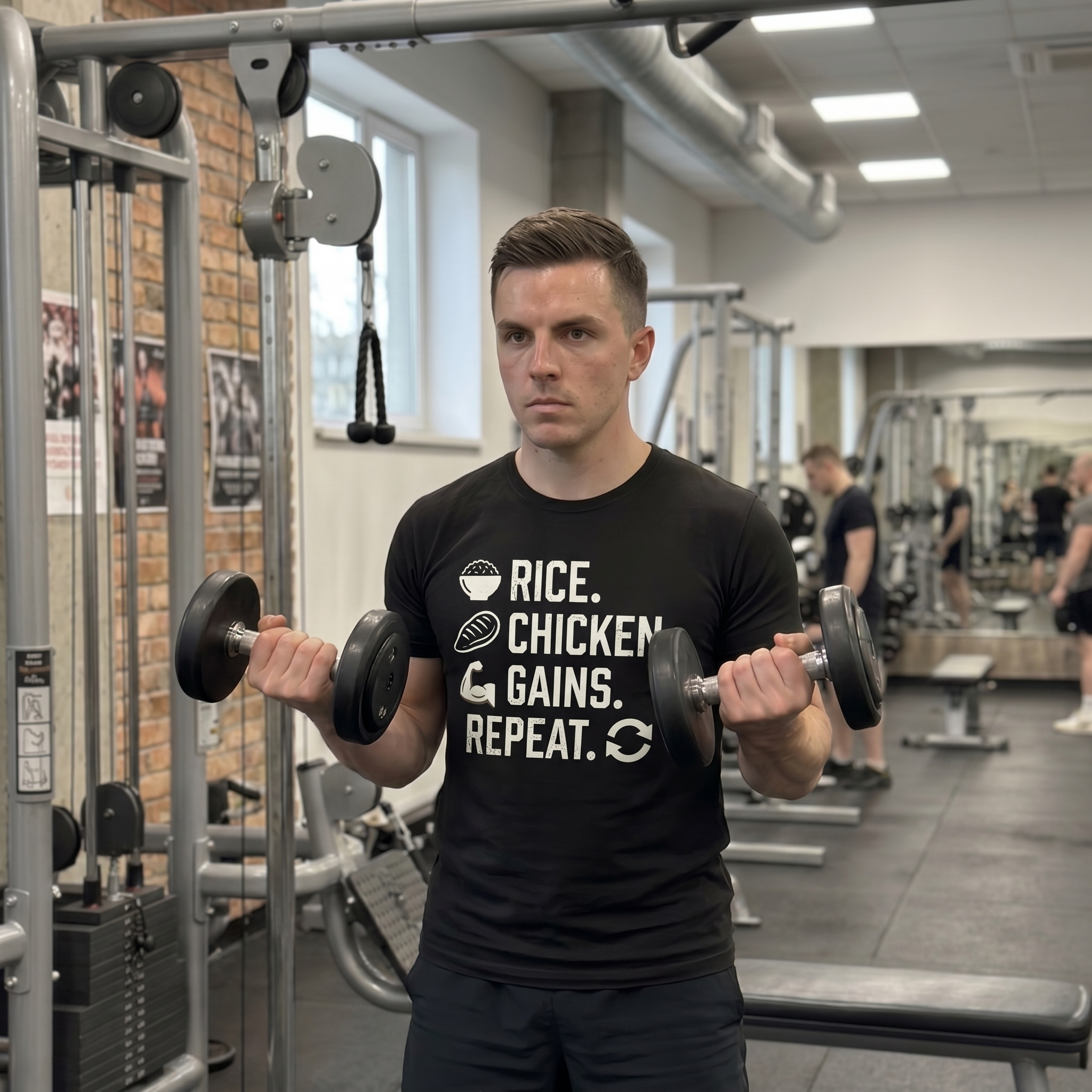 Rice Chicken Gains Repeat T-Shirt